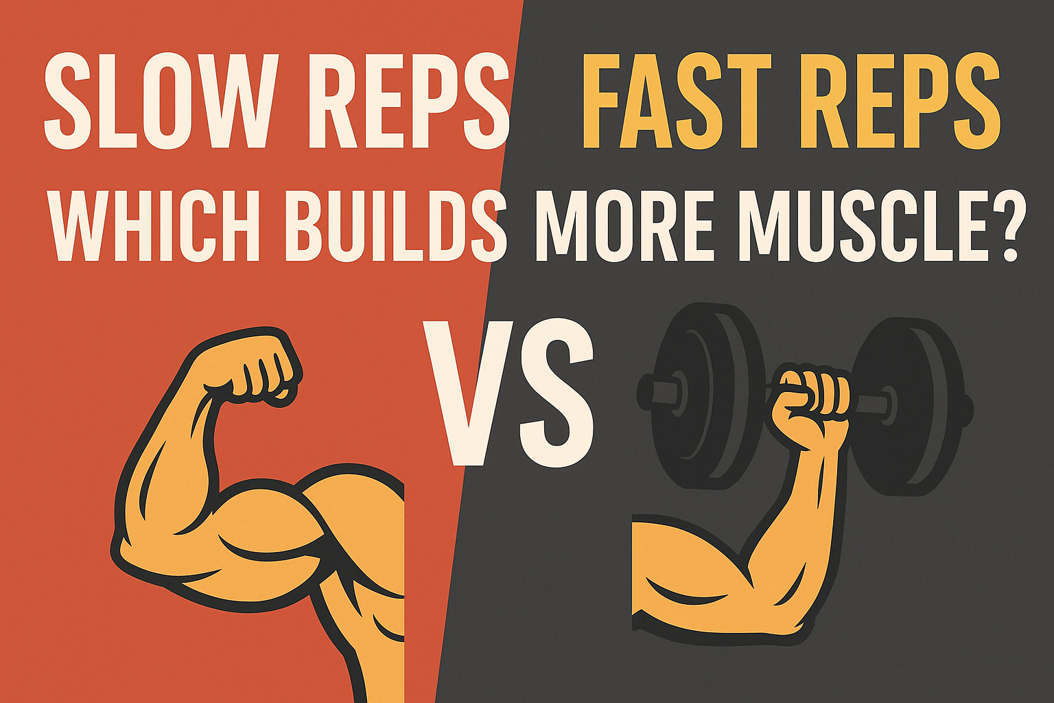 Slow Reps vs Fast Reps: Which Builds More strength Muscle?